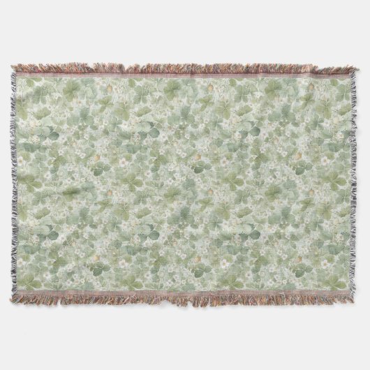 Mooie Groene Weide Bloemen Deken (Voorkant)