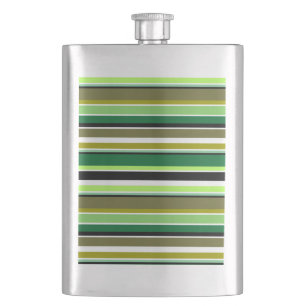 Mooie groene witte strepen flacon