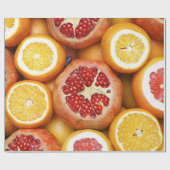 Mooie groenten en fruit cadeaupapier (Vlak)