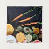 Mooie groenten en fruit wandkleed (Voorkant (horizontaal))
