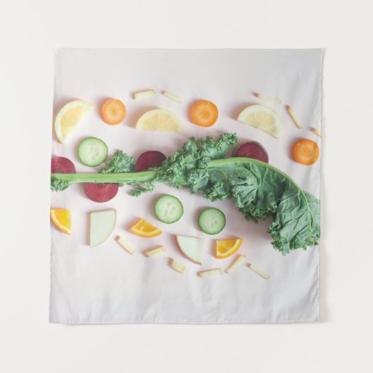 Mooie groeten wandkleed (Voorkant (horizontaal))