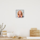 Mooie grote fotoposter met schrift rand poster (Keuken)
