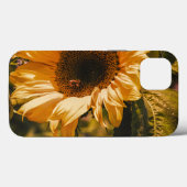 Mooie grote gele zonnebloem taai Case-Mate iPhone case (Achterkant (horizontaal))