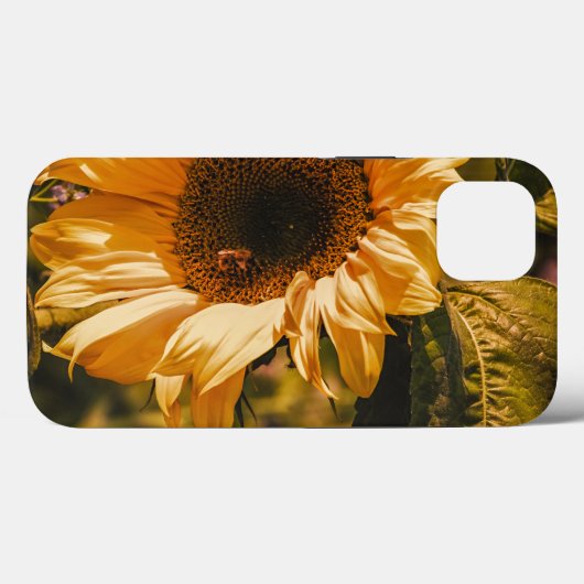 Mooie grote gele zonnebloem taai Case-Mate iPhone case (Achterkant (horizontaal))