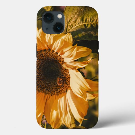 Mooie grote gele zonnebloem taai Case-Mate iPhone case (Achterkant)
