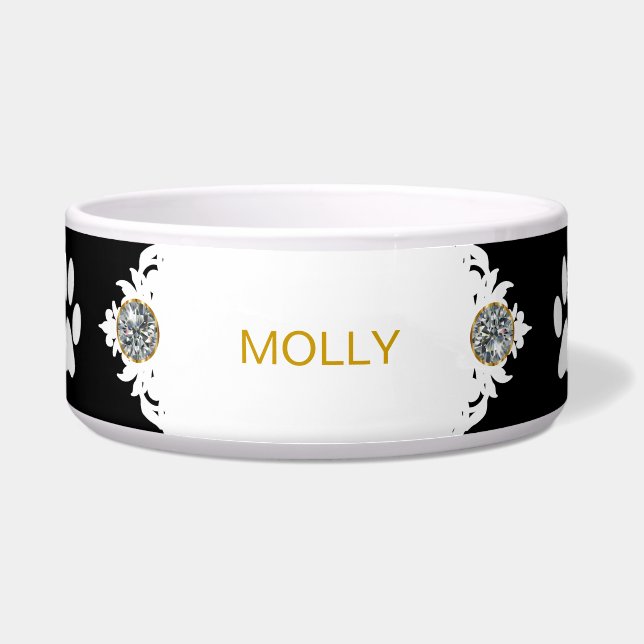 Mooie grote hond Bowl Voerbakje (Voorkant)