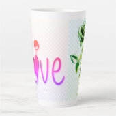 Mooie grote Latte mok (Voorkant)