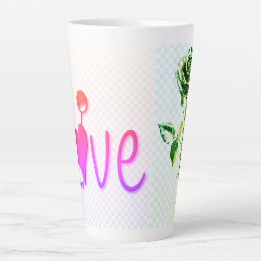 Mooie grote Latte mok (Voorkant)