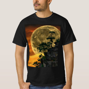 Mooie grote nacht van de maan - andere tekening  t-shirt