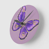 Mooie grote paarse vlinder ronde klok (Hoek)