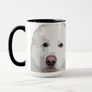 Mooie Grote Pyreneeën Mok van Dog Coffee