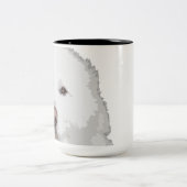 Mooie Grote Pyreneeën Mok van Dog Coffee (Center)