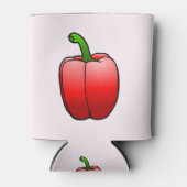 Mooie Grote Rode Paprika Blikjeskoeler (Voorkant)