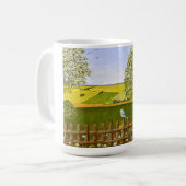 Mooie Grote Uitzicht Koffiemok (Voorkant links)