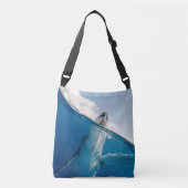 Mooie grote walvis crossbody tas (Voorkant)