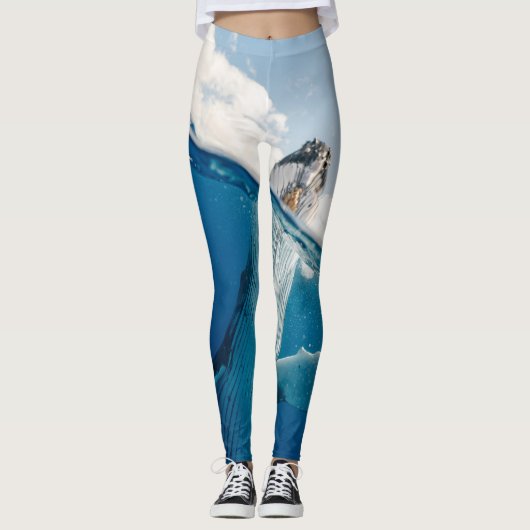 Mooie grote walvis leggings (Voorkant)