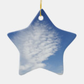 Mooie, grote wolk keramisch ornament (Voorkant)