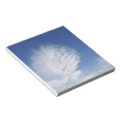Mooie, grote wolk notitieblok (Schuin)