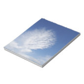 Mooie, grote wolk notitieblok (Linkerzijde)