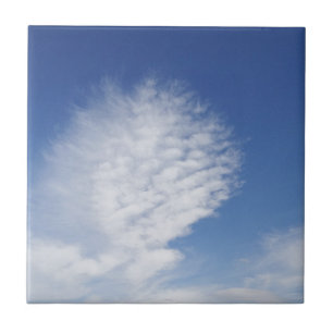 Mooie, grote wolk tegeltje