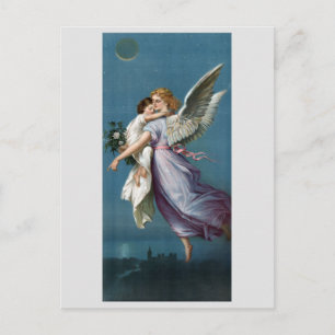 Mooie Guardian Angel Painting Briefkaart