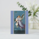 Mooie Guardian Angel Painting Briefkaart (Staand voorkant)