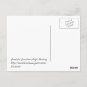 Mooie Guardian Angel Painting Briefkaart (Achterkant)