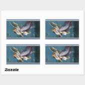 Mooie Guardian Angel Painting Rechthoekige Sticker (Vel)