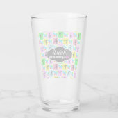 MOOIE GYMNASTIEK VLINDER ONTWERP GLAS (Achterkant)