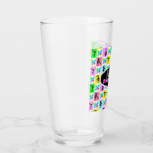 MOOIE GYMNASTIEK VLINDER ONTWERP GLAS (Rechts)