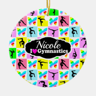MOOIE GYMNASTIEK VLINDER ONTWERP KERAMISCH ORNAMENT