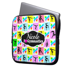 MOOIE GYMNASTIEK VLINDER ONTWERP LAPTOP SLEEVE