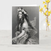 Mooie GYPSY bruidbruiddag  foto Kaart (Gele Bloem)