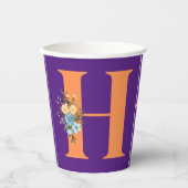 Mooie H Coffee-Mok Papieren Bekers (Voorkant)