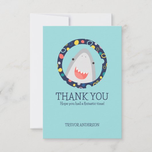 Mooie Haai Bedankkaart (Voorkant)