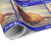 Mooie haan fazant cadeaupapier (Rol Hoek)