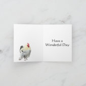 Mooie Haan Kaart (Binnen)