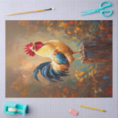 Mooie Haan Schilderij Decoupage Tissuepapier (Craft)
