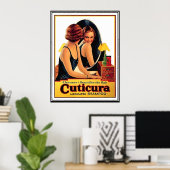 Mooie Haar Shampoo Vintage Poster (Thuiskantoor)
