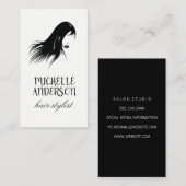 Mooie hair visitekaartje (Voorkant / Achterkant)