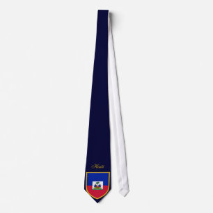 Mooie Haïtiaanse vlag Stropdas