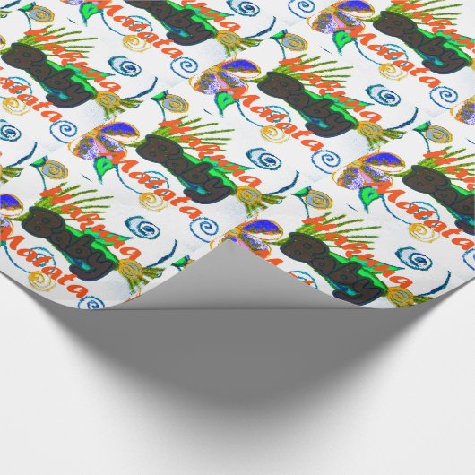 Mooie Hakuna Matata Baby. Cadeaupapier (Hoek)