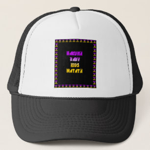 Mooie Hakuna Matata-kunstprint Trucker Pet