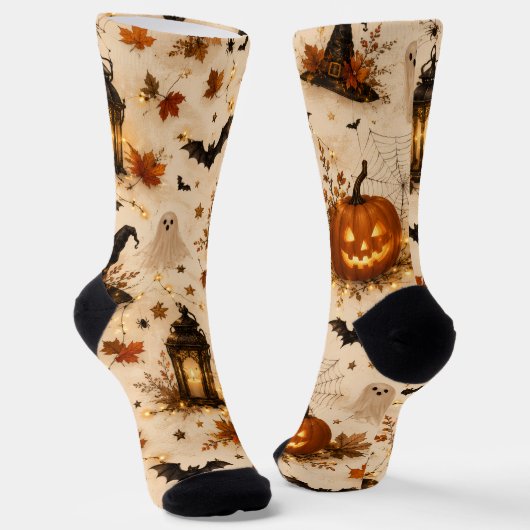 Mooie Halloween-bemannings sokken (Gebogen)