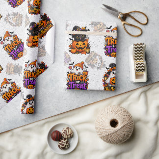 Mooie Halloween-cadeaupapier Cadeaupapier