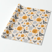 Mooie Halloween-cadeaupapier Cadeaupapier (Uitgerold)