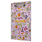 Mooie Halloween Doodle Patroon Klembord (Links)