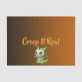 Mooie Halloween Draak Patroon Tissue Papier (Voorkant)
