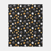 Mooie Halloween esthetische patroon Fleece Deken (Voorkant)
