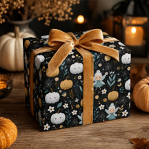 Mooie Halloween Fee Pompoen Patroon